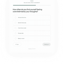 Wellness Assessment Form