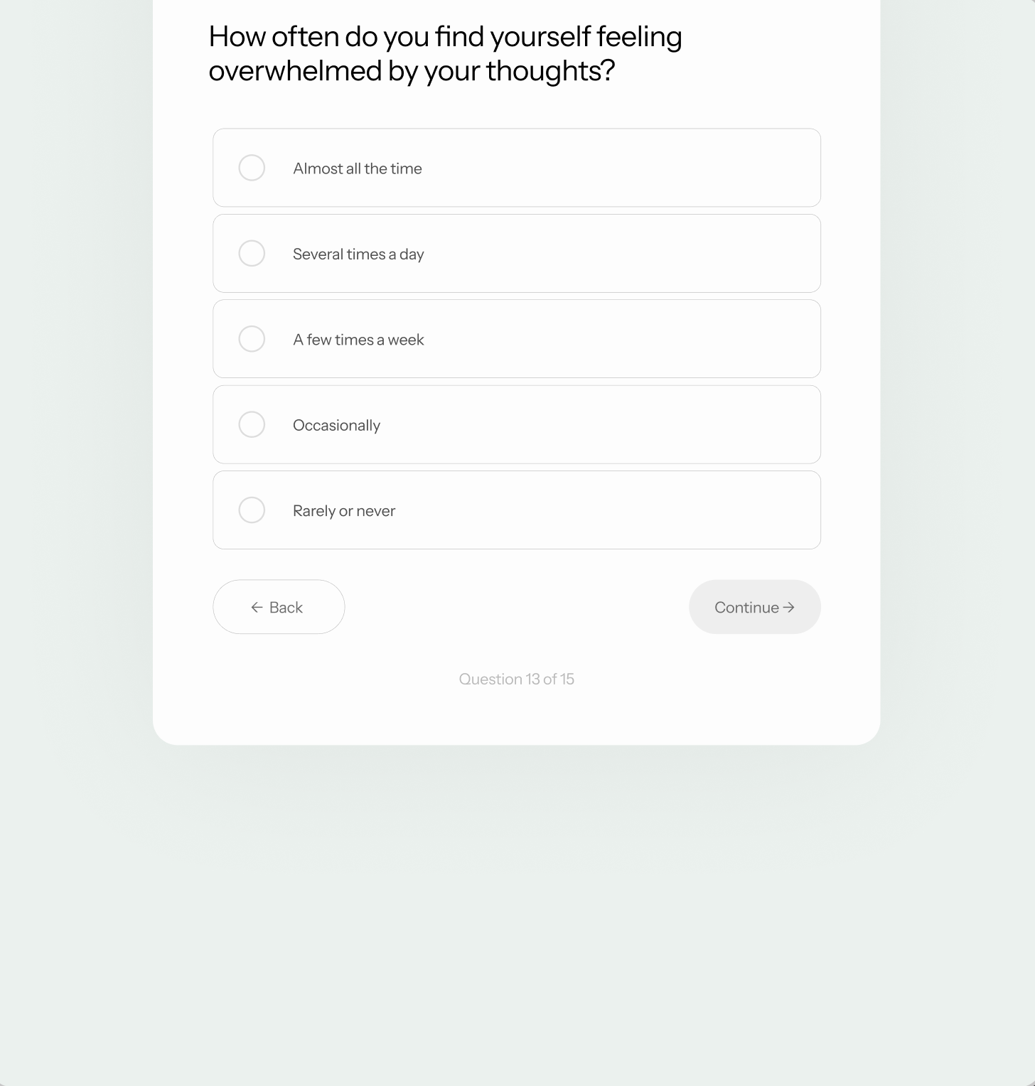 Wellness Assessment